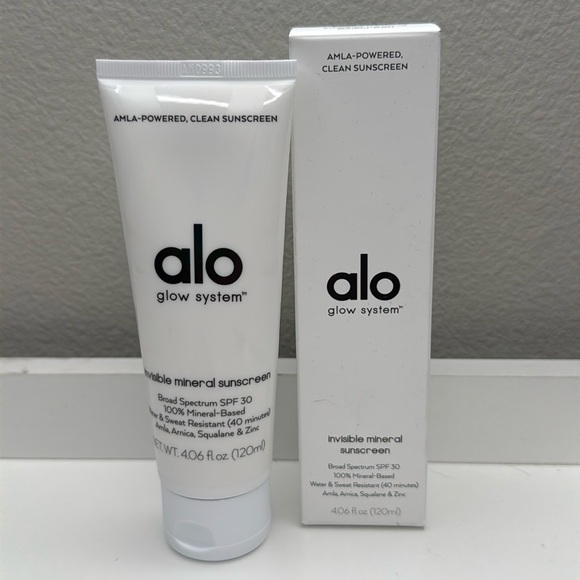 ALO Yoga Glow System Invisible Mineral Body SPF NEW Full Size (4 fl oz) - Picture 2 of 3